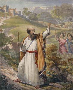 Küçük çocuklar Elisha ile alay ediyor by Siegfried Detler Bendixen